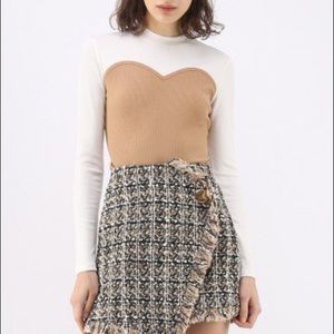 Sweetheart Long Sleeve Top by Chicwish